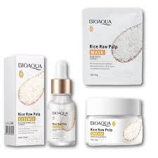 BIOAQUA Base Cushion de Arroz Tono 110 + Serum de Arroz